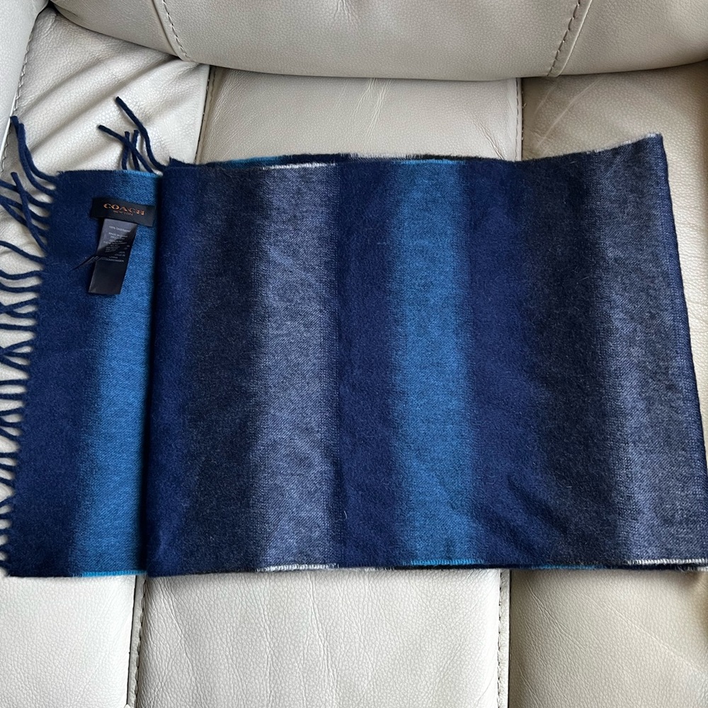 Men’s Coach Scarf.  This has never been used.  Beautiful and very soft.